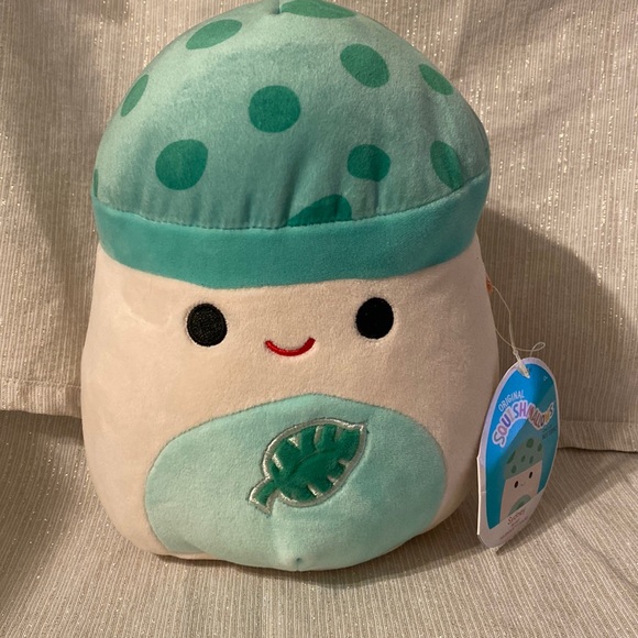 Squishmallows Toys Rare Squishmallows 8 Sydney Mint Green Leaf